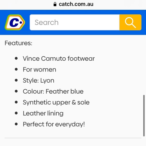 NWT Vince Camuto Lyon Blue & Gold Ballerina Flats - Picture 16 of 16